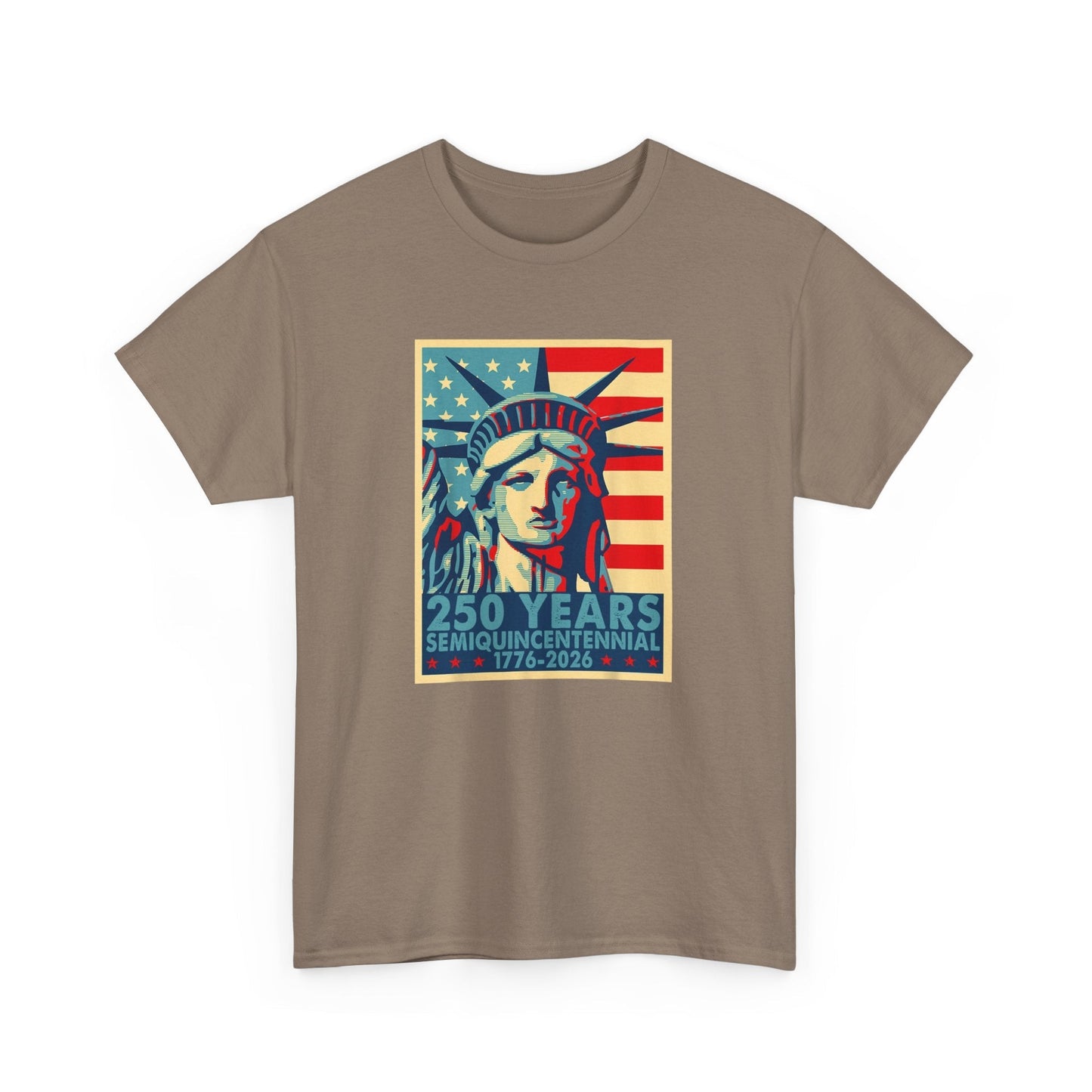 lady liberty 250th anniversary t-shirt | america semiquicentennial tee
